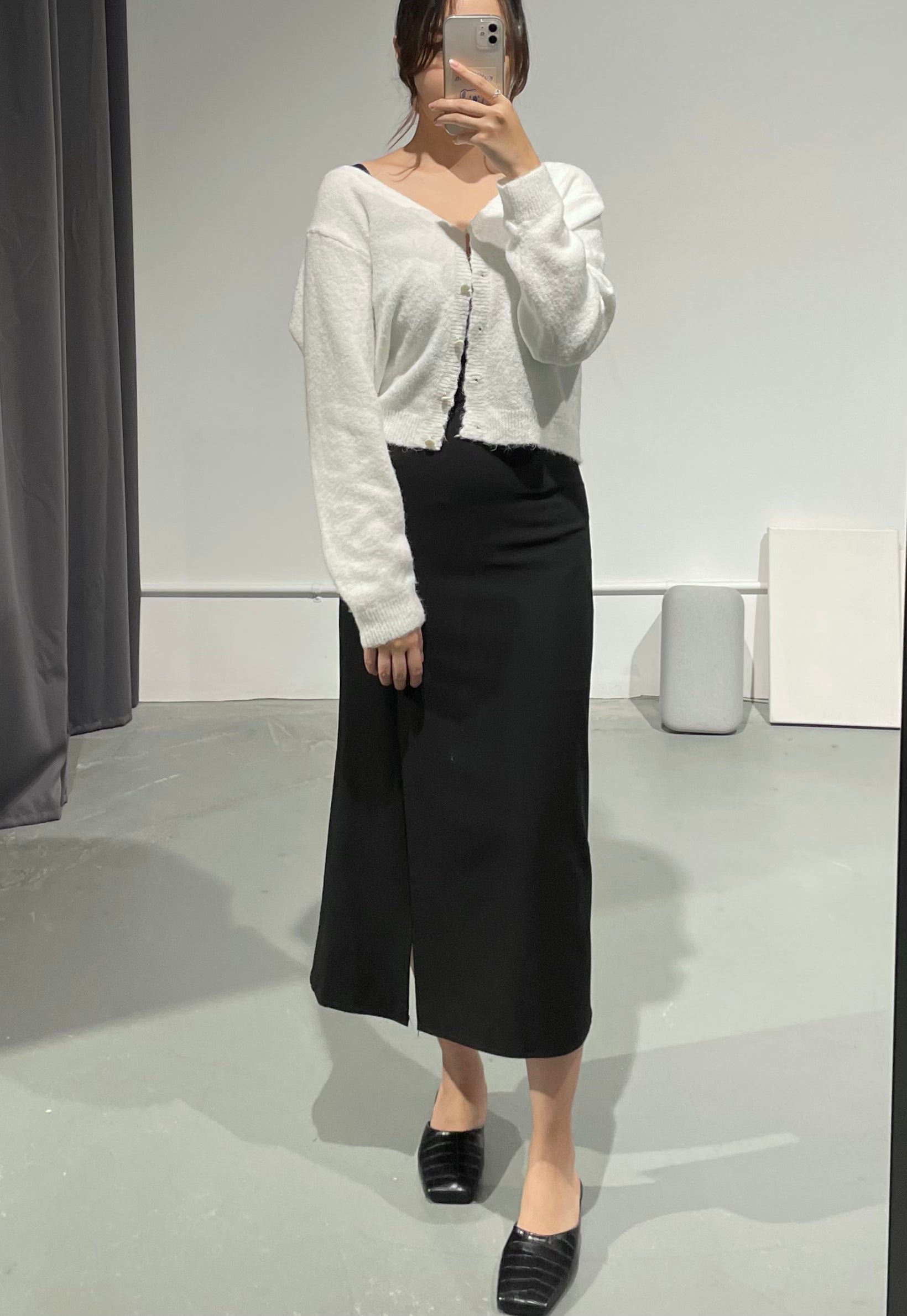 Soft Wool V Cardigan