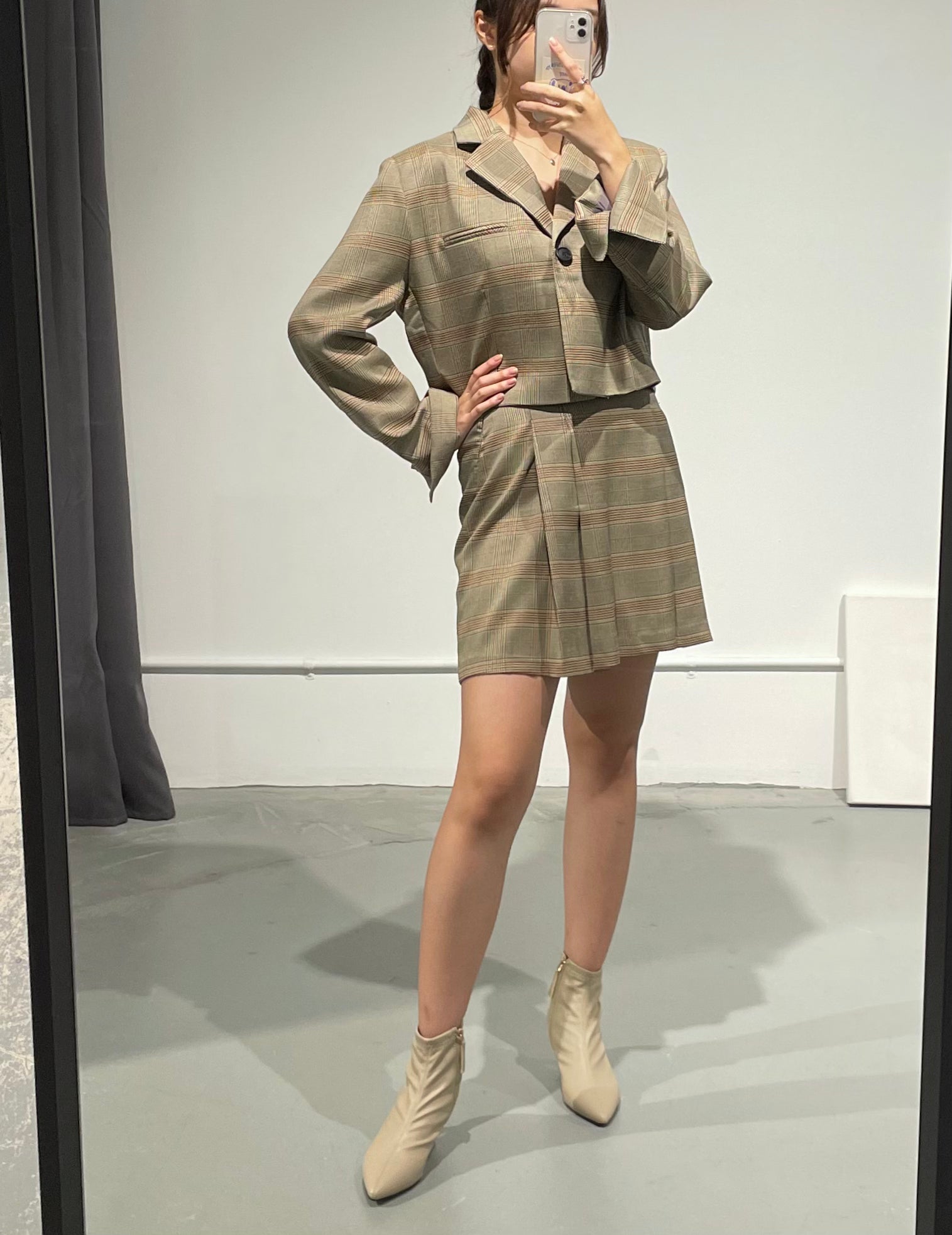 Mods Tartan Crop Jacket